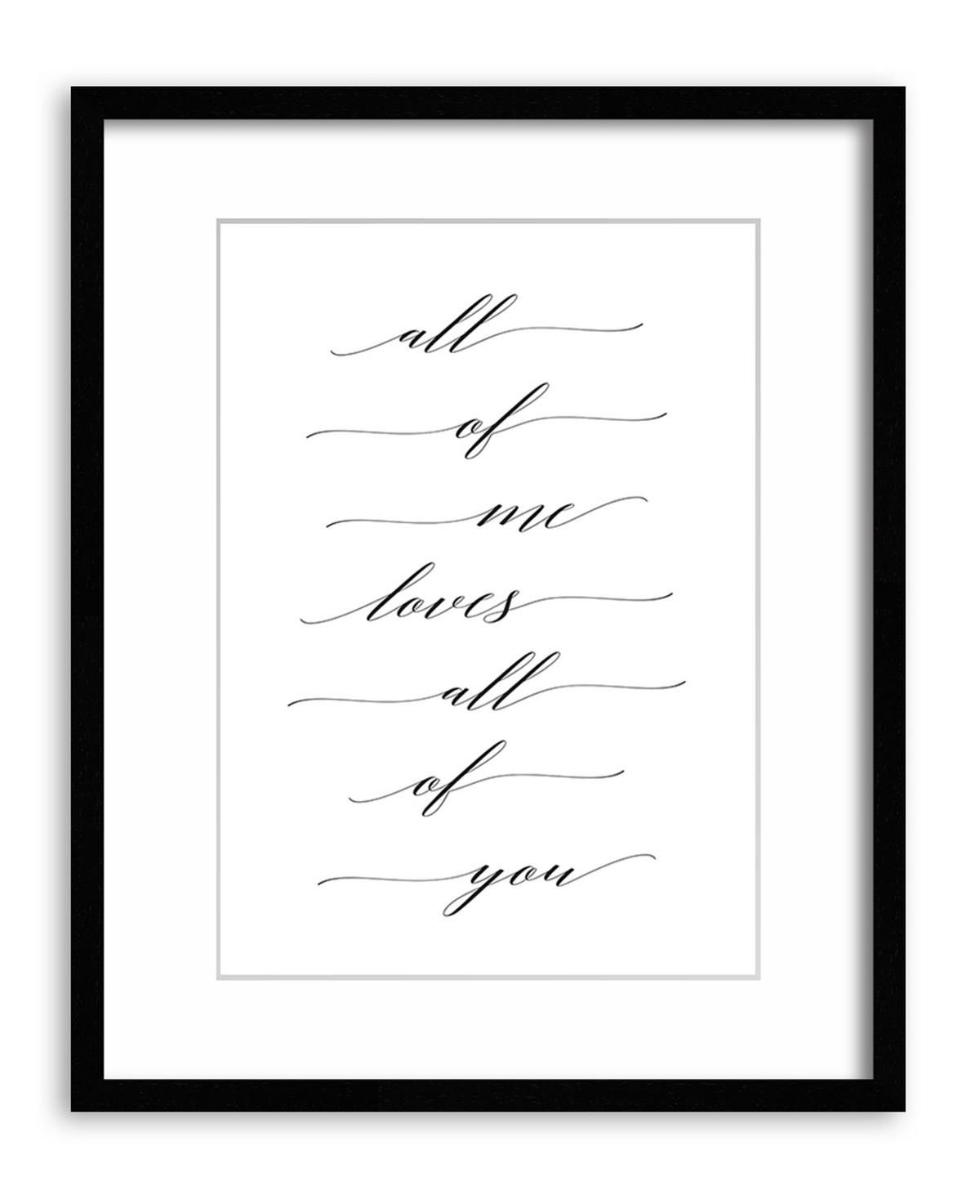 POSTER DIN A4 21x29,7 cm Liebe Typografie schwarz weiß - Weiß, Papier (21/29.7/2cm) - artissimo