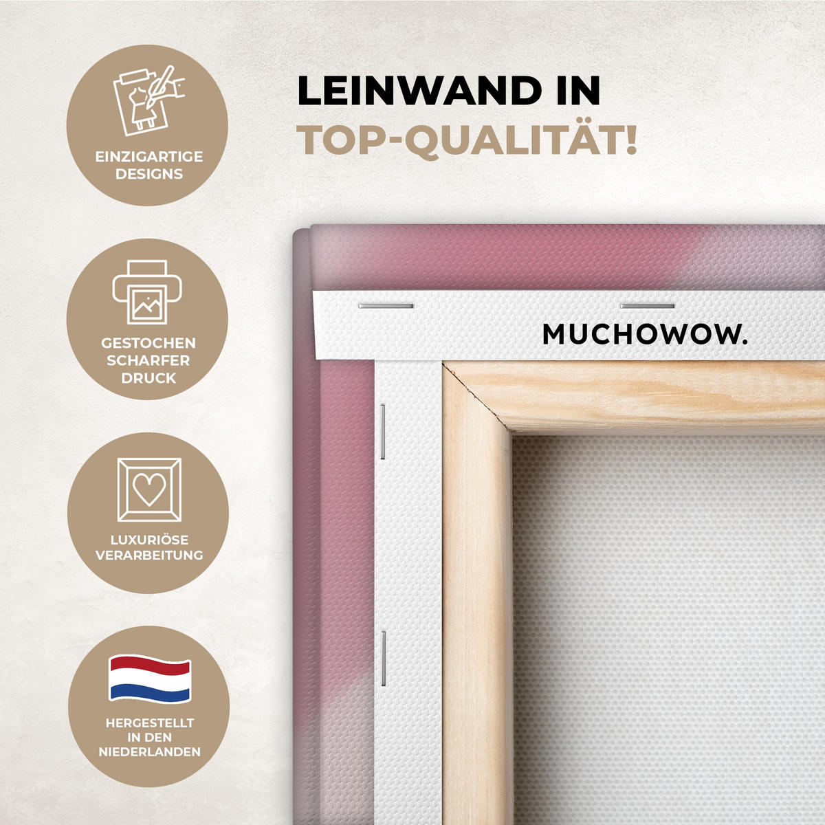 LEINWANDBILD Disco - Obst - Glitzer - Erdbeere Wanddeko Schlafzimmer 60x90 cm - Pink, Textil (60/90cm) - MuchoWow