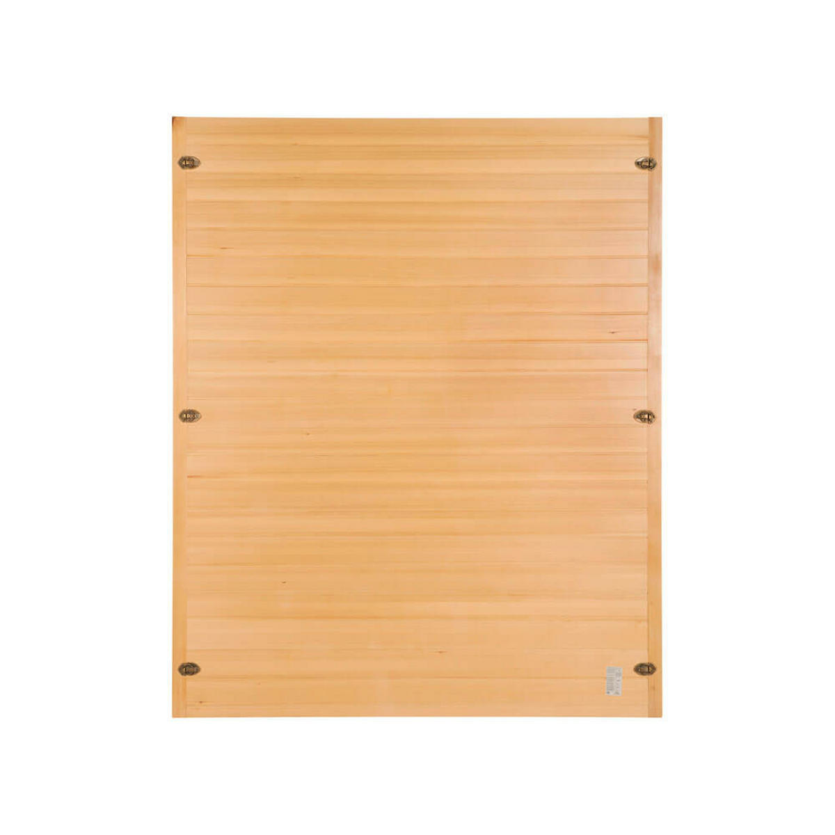 INFRAROTKABINE REDSUN DELUXE XL - 155 x 120 cm für 3 Personen - Braun, Holz (155/190/120cm) - Home Deluxe