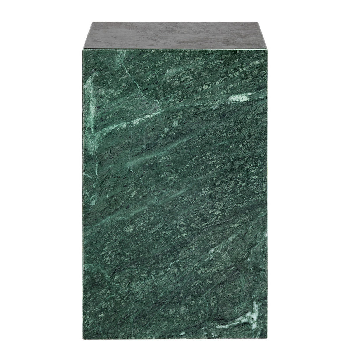 BEISTELLTISCH - Marmor - Dunkelgrün, Stein (30/30/48cm) - home24