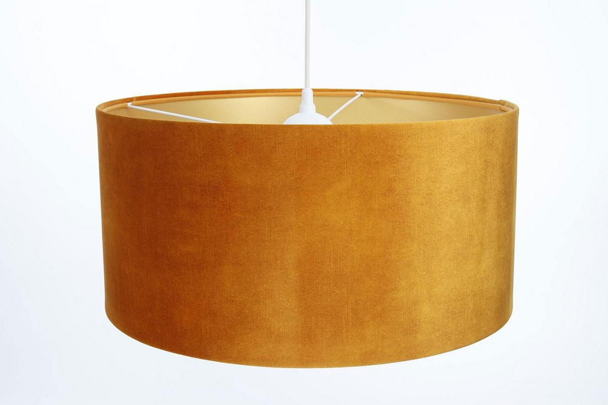 HÄNGELEUCHTE Gelb 60/30 cm - Gelb/Goldfarben, Kunststoff (60/0.8/30cm) - ONZENO