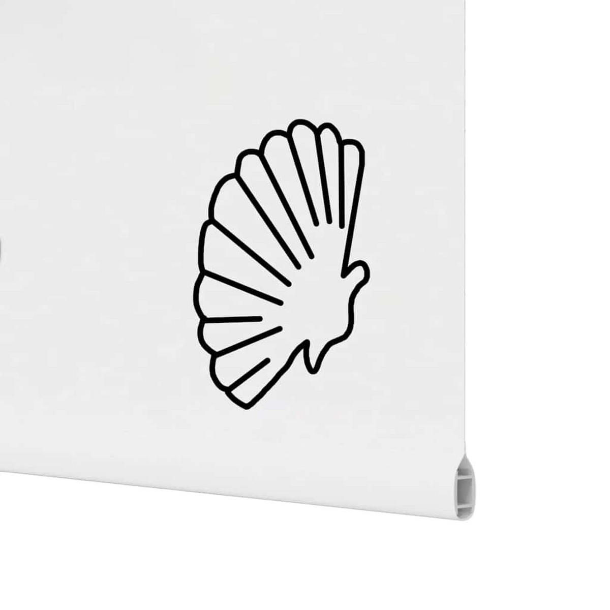 DUSCHVORHANG für Dusche Stoff Breite 136 cm - Weiß, Kunststoff (140/240cm) - MCBOSON