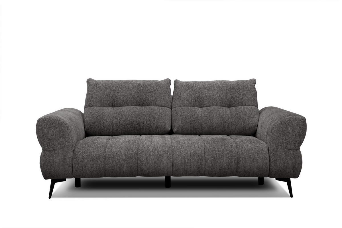 SOFA SALVINI 3-Sitzer, dunkelgrau - Dunkelgrau, Holz/Textil (237/88/99cm) - Courtois Laville