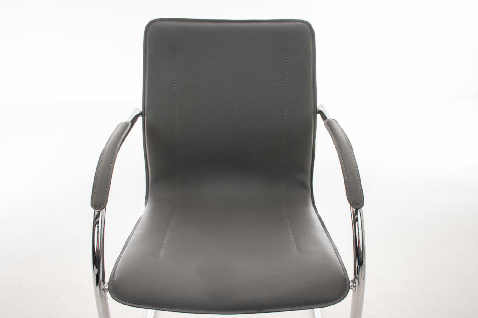 SCHWINGSTUHL Lederlook grau - Grau, Textil/Metall (56/94/52cm) - CLP