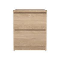 NACHTTISCH, Naia, Eiche, Holzwerkstoff, 41 x 50 x 50 cm - Eichefarben, Holzwerkstoff (41/50/50cm) - ebuy24