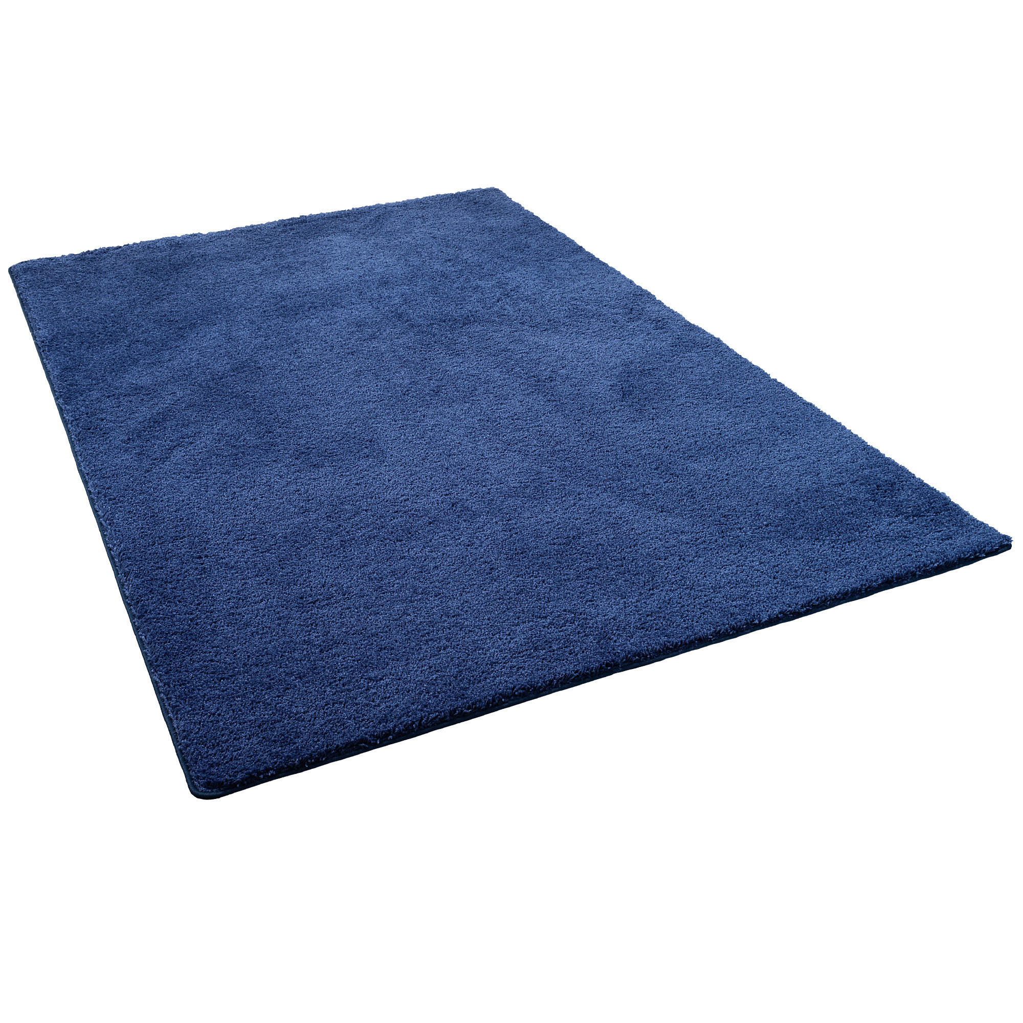 Thumbnail - Snapstyle Hochflor, Dunkelblau, Textil, 200x300 cm, Teppiche & Böden, Teppiche, Hochflorteppiche & Shaggys