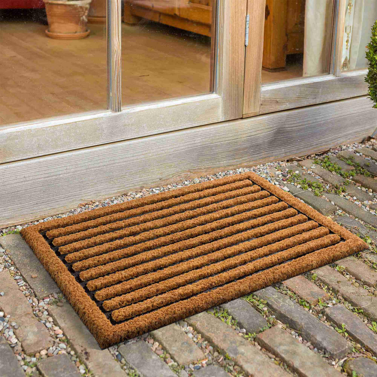 ROHOŽ do interiéru a exteriéru COCO HOME 2ER SET - béžová, textil (40/60cm) - Astra