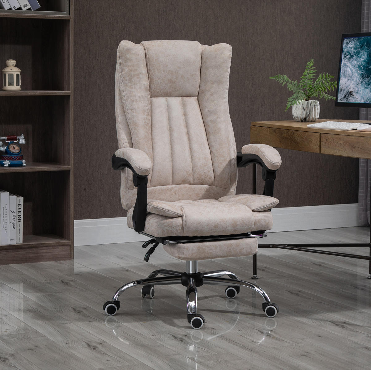DREHSTUHL, ergonomisch, höhenverstellbar, 63/71/110-118 cm, beige - Beige, Kunststoff (71/118/63cm) - Redom