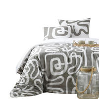 BETTWÄSCHE-SET Baumwolle Pinto 240/220 cm - Multicolor, Naturmaterialien (220/240cm)