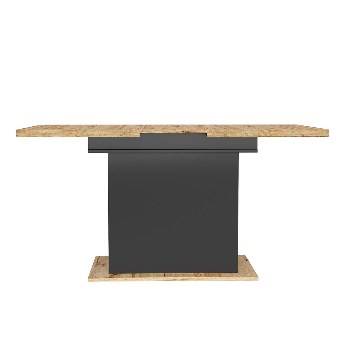 ESSTISCH ausziehbar 110-140/80/75 cm DE-39594 Holzmaserung - Naturfarben, Holzwerkstoff (80/110/75cm) - ComfortXL
