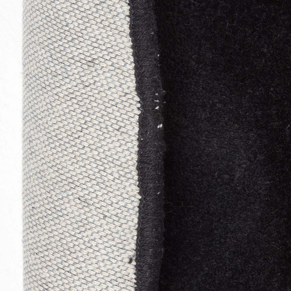 KURZFLOR-TEPPICH rund getuftet 70 cm - Schwarz, Textil (70/70cm) - Homescapes