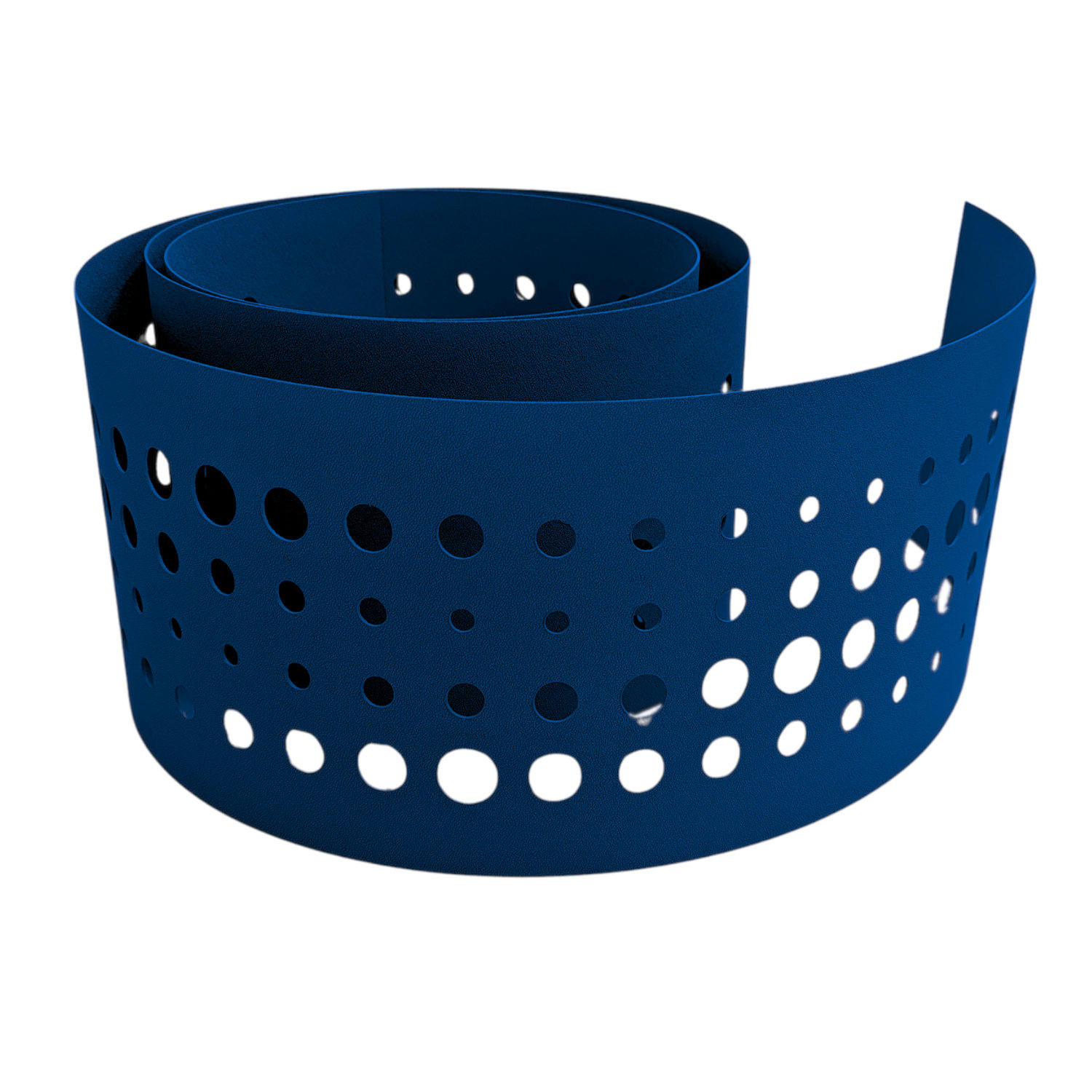 SICHTSCHUTZSTREIFEN zaun|zu PREMIUM dekor Pulse Sichtschutz Enzianblau 2,55m - Blau, Kunststoff (255/19cm) - ZAUN|ZU