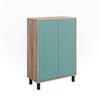 MIDISCHRANK Agasta Mintgrün 56.2 x 83.2 cm - Mintgrün, Holzwerkstoff (56.2/83.2/28cm) - Vicco