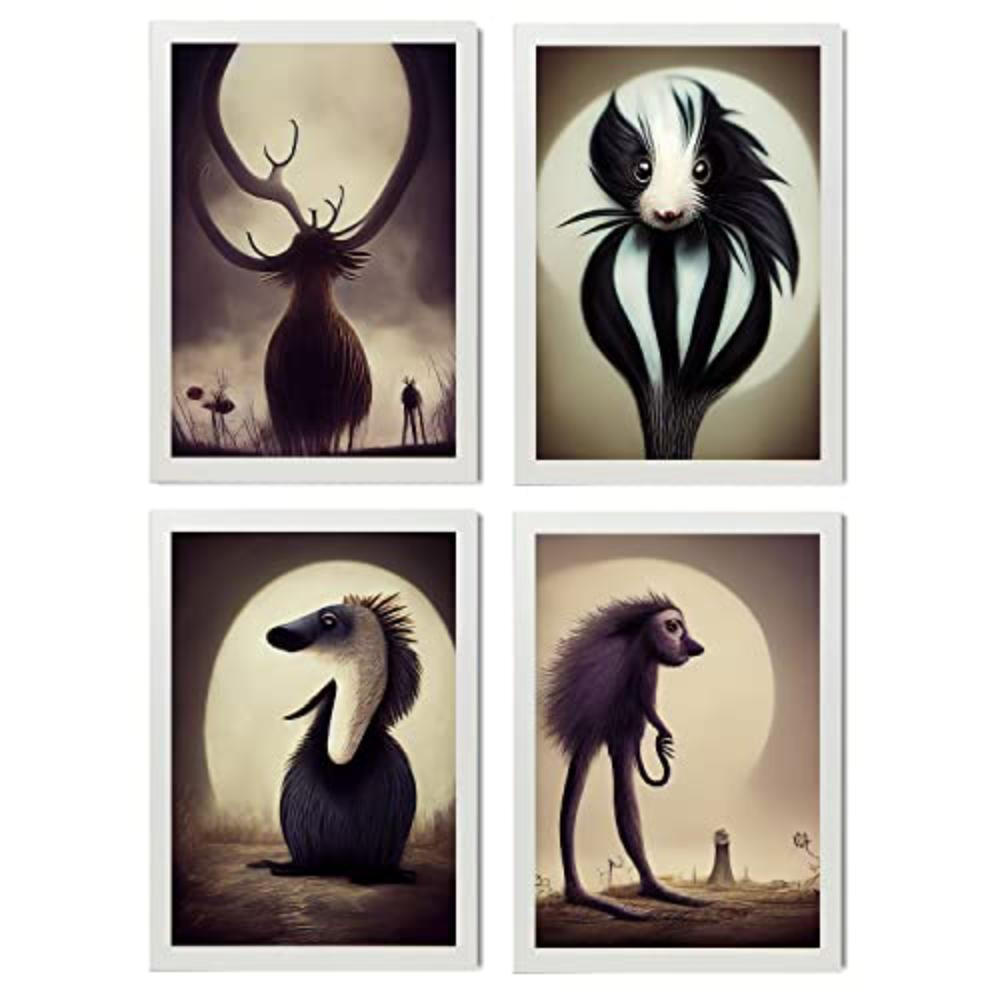 Nacnic Poster Weiß 29.7x3 cm