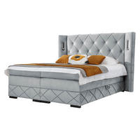 BOXBETT Focus Lux - Hellgrau, Holz (200/200cm) - MIRJAN24