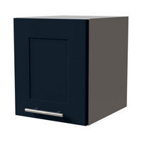 KLAPPHÄNGESCHRANK Oslo W4B/30 Indigo Matt / Grau 30 / 32,5 / 36cm - Dunkelblau/Grau, Holz/Holzwerkstoff (30/36/32.5cm) - Feldmann-Wohnen