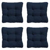 SITZKISSEN Panama 47/47 cm 4er-Set - Dunkelblau, Textil (47/8/47cm) - Madison
