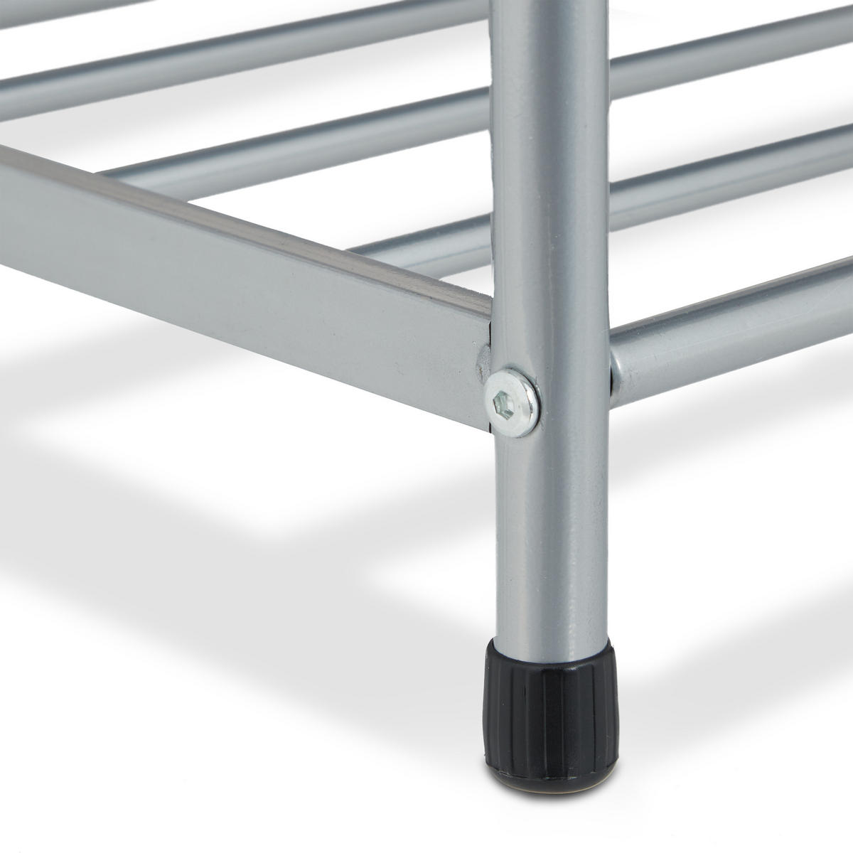 GARDEROBE - Grau, Textil/Metall (64/173/30cm) - Relaxdays