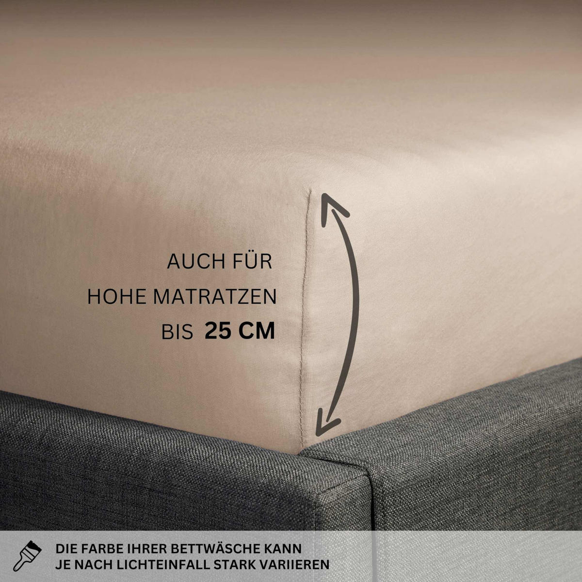 NAPÍNACIE prestieradlo FLAT - biela, textil (90/200cm) - Schöner Wohnen
