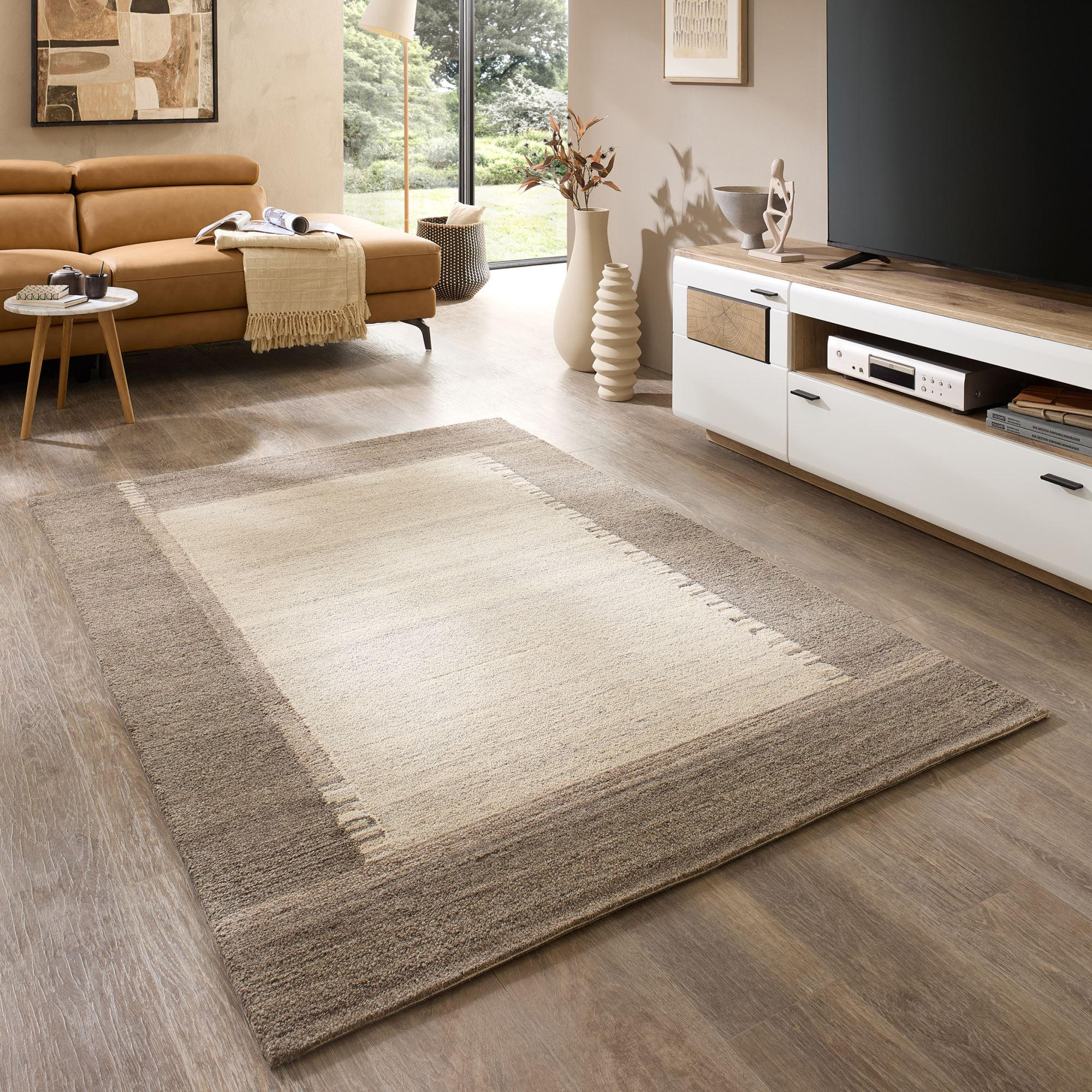 TUFTTEPPICH Natur Loop 250x350 cm - Grau, Textil (250/350cm) - Natur Pur