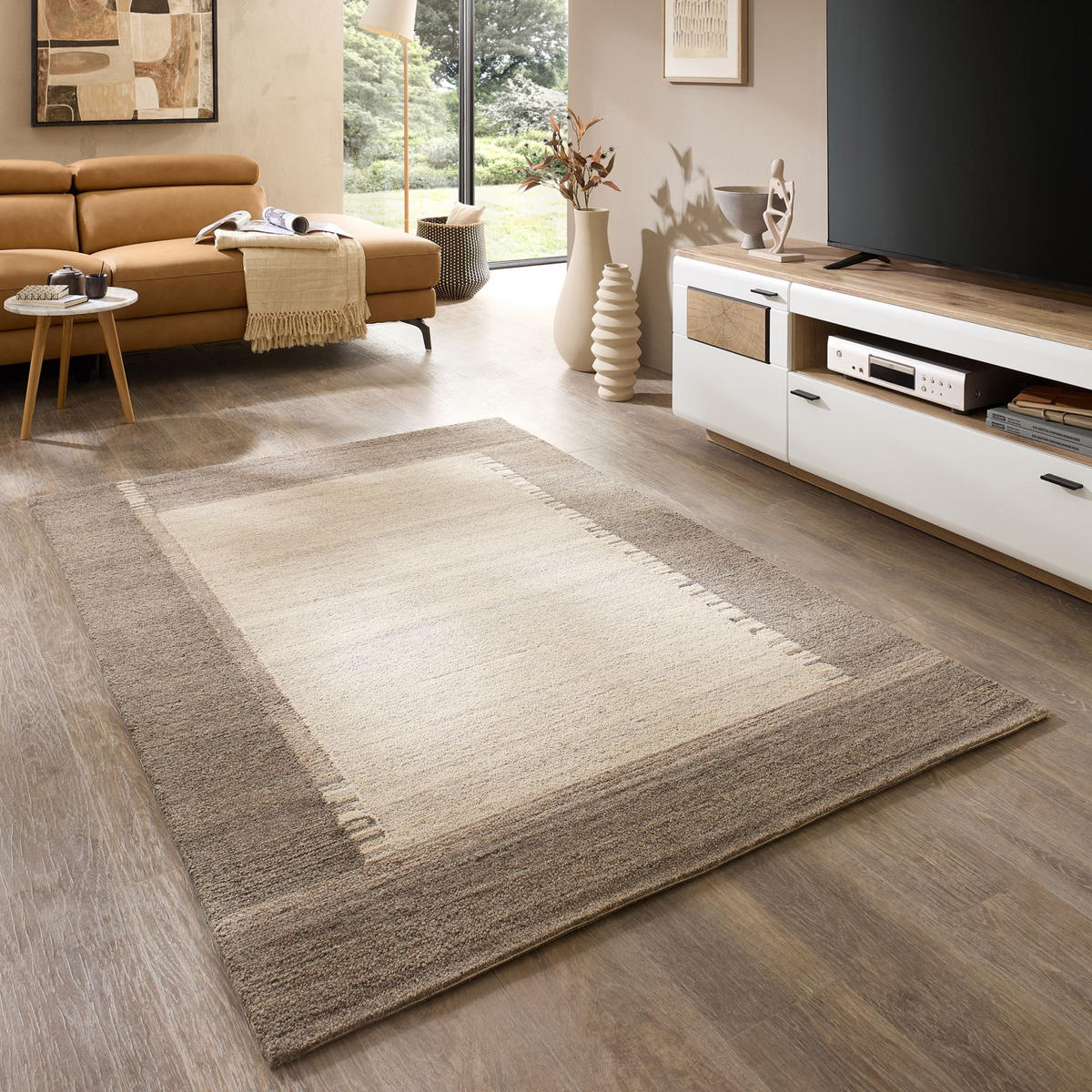 TUFTTEPPICH Natur Loop 250x350 cm - Grau, Textil (250/350cm) - Natur Pur