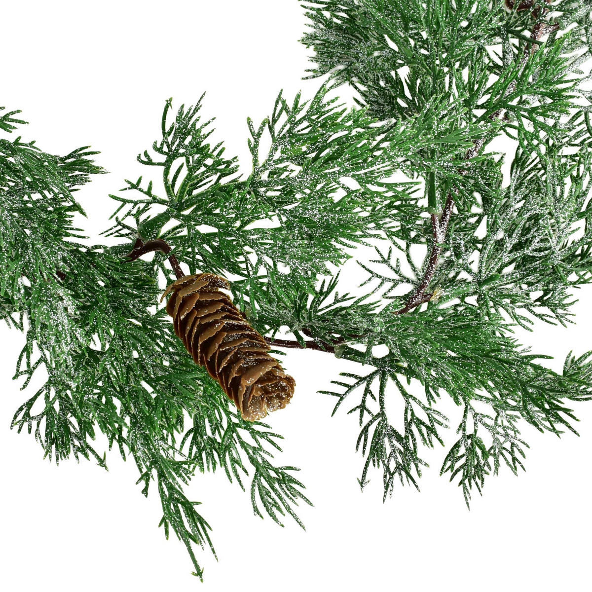 WEIHNACHTSGIRLANDE Viridis Grün 180cm Kunststoff - Grün, Kunststoff (180cm) - Mondex