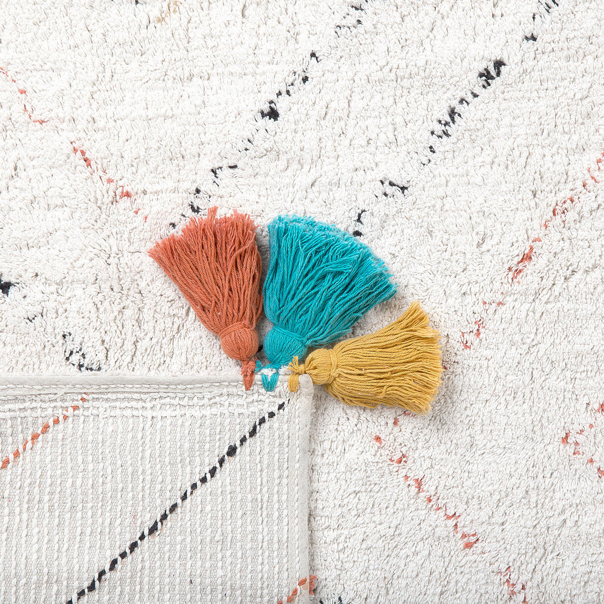SHAGGY-TEPPICH Kartal 150/80 cm - Weiß, Textil (80/150cm) - Beliani