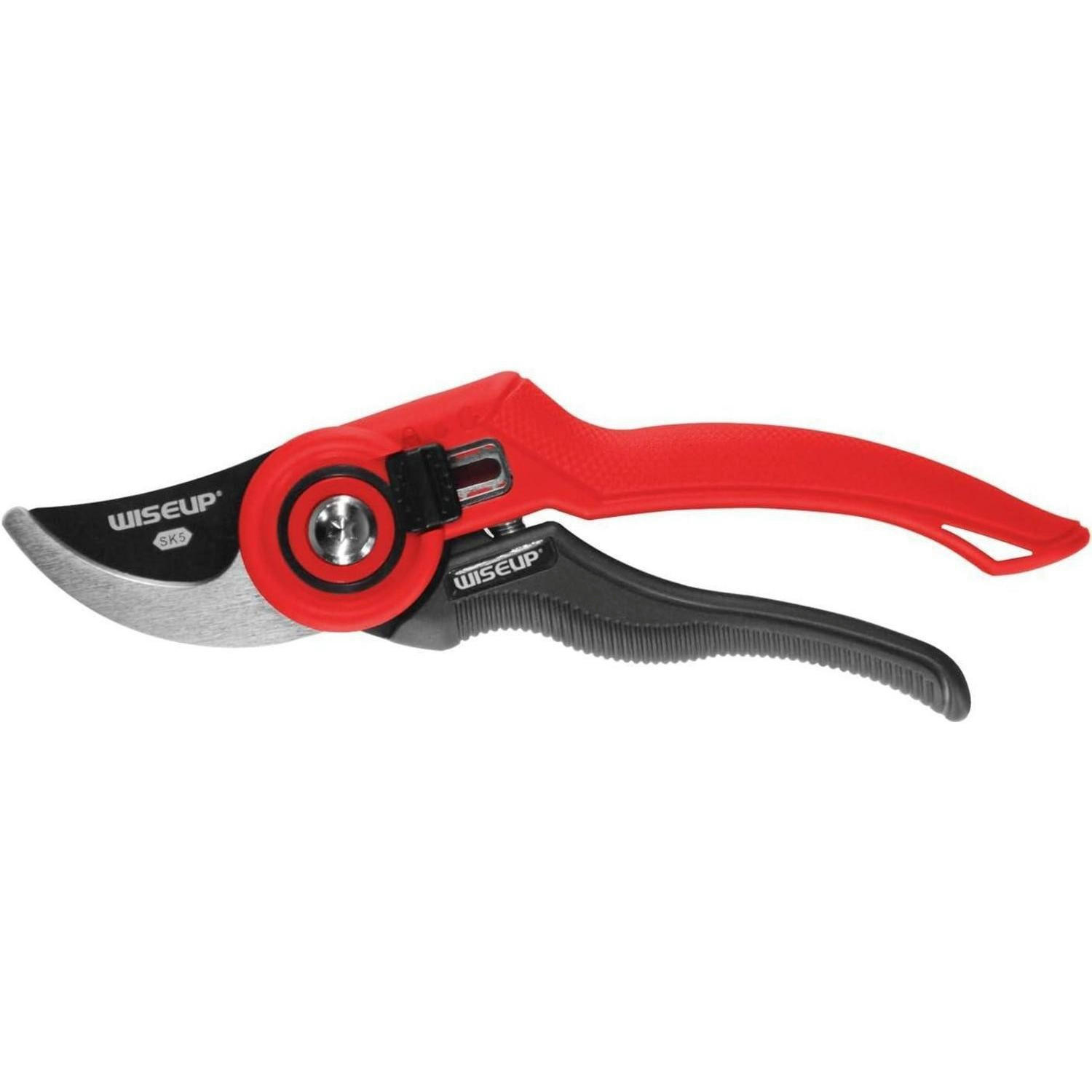 GARTENSCHERE SK5 Stahlklingen ergonomischer Griff - Rot, Metall (8/2/20cm)