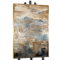GEMÄLDE Glanz und Eleganz Schattenfugenrahmen Gold 140x100 cm - Goldfarben, Holz (140/100cm) - YS-art gallery