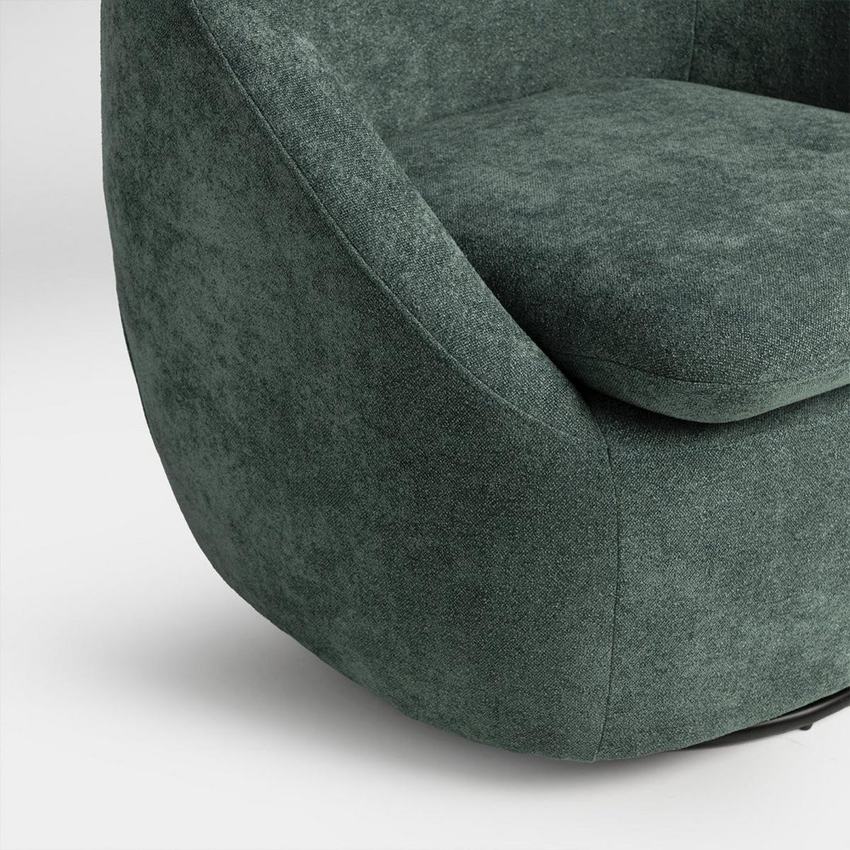 SESSEL Odd Grün 74 cm x 73 cm - Grün, Textil (74/73/73cm) - Klast Home