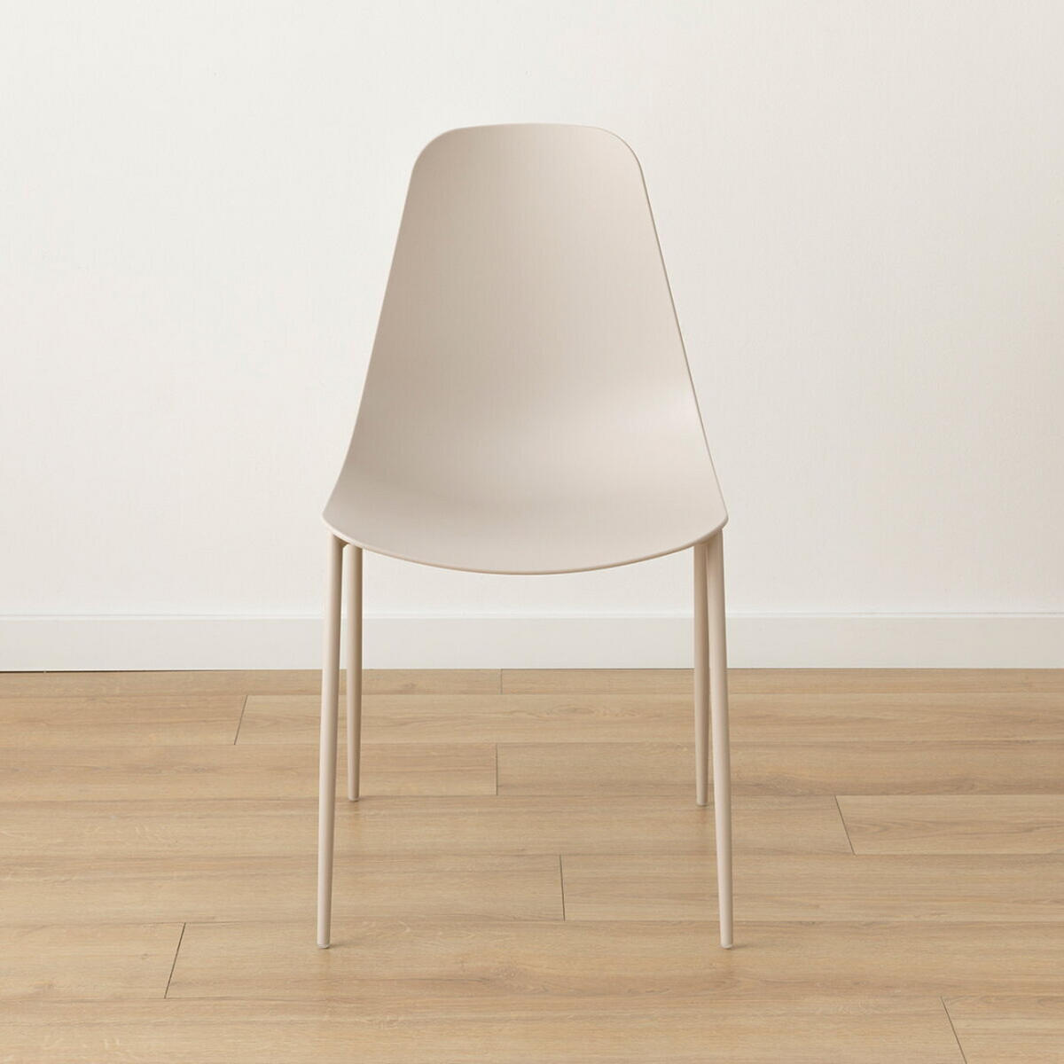 STUHL Minno Beige 49 cm x 88 cm - Beige, Kunststoff (49/88/52cm) - Kenay Home