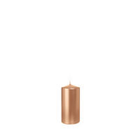 STUMPENKERZEN Rosegold Ø 58 x 120 mm, 16 Stück - Roségold, Paraffin (6/12cm) - Wiedemann Kerzen