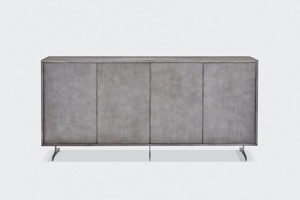 SIDEBOARD GALA Grau Holz - Grau, Holz/Metall (180/85/40cm) - KAWOLA