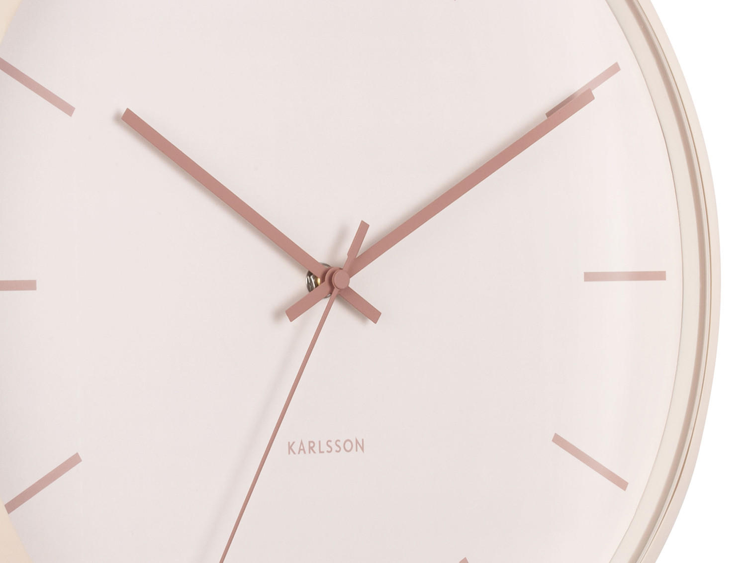 Karlsson Wanduhr Braun 40x40x12 cm
