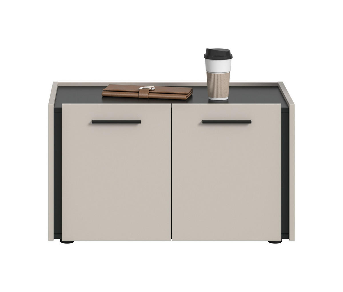 SITZBANK Emil Kaschmir 75/40/42 cm - Beige, Holzwerkstoff (75/42/40cm) - Xonox