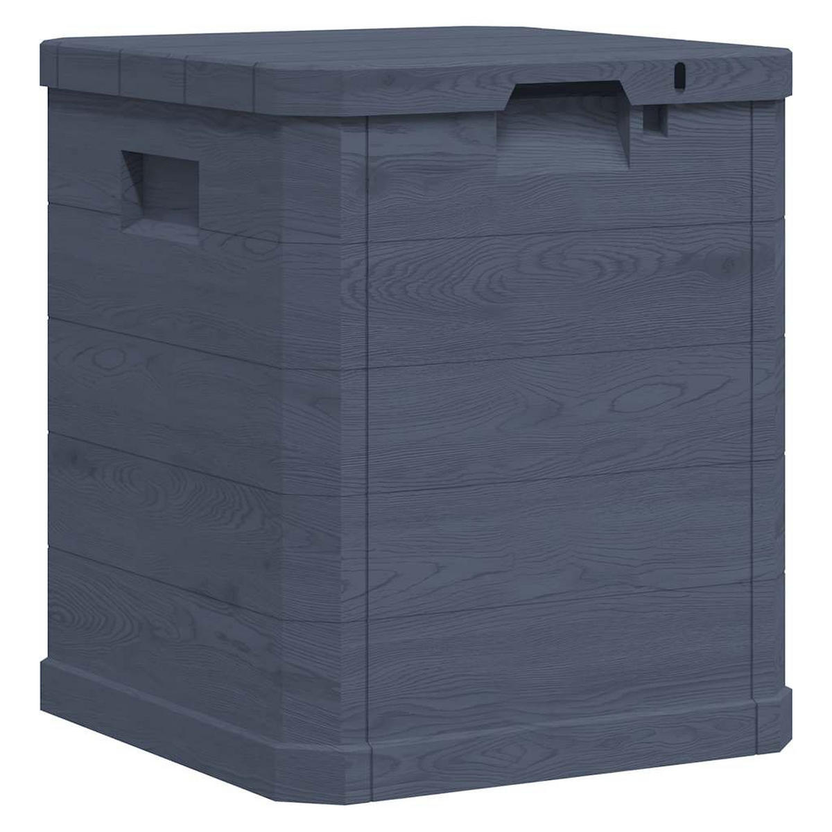 GARTEN-AUFBEWAHRUNGSBOX 90 L Anthrazit - Anthrazit, Kunststoff (42.5/50/44cm) - vidaXL