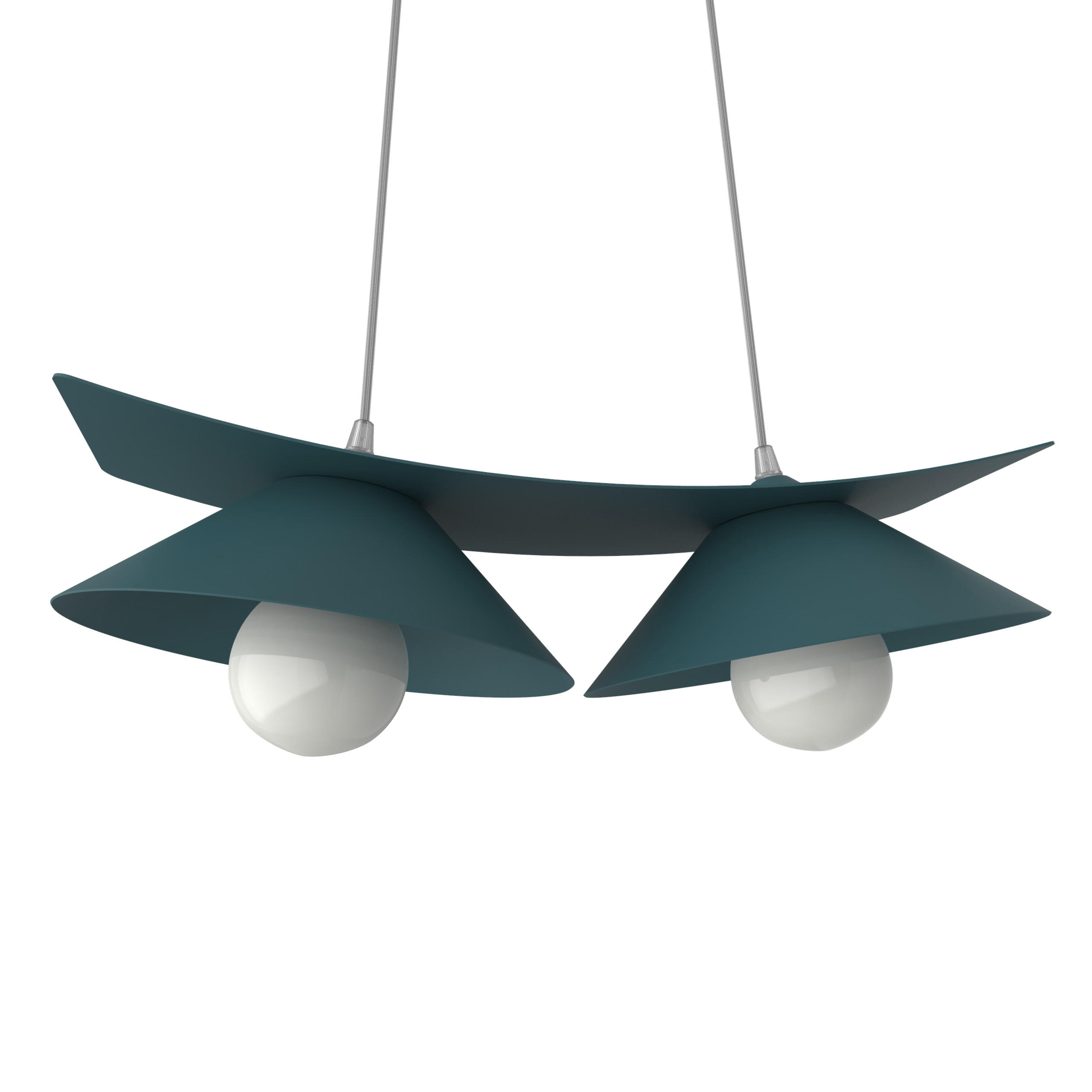 Lumicom Hängeleuchte Blau 50x16x25 cm