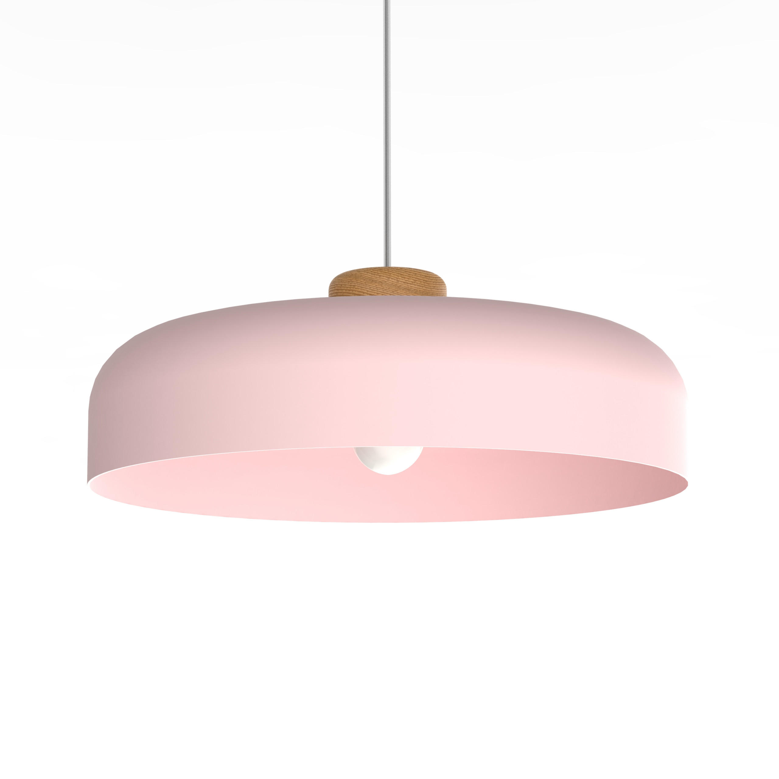 Lumicom Hängeleuchte Pink 40x10x40 cm