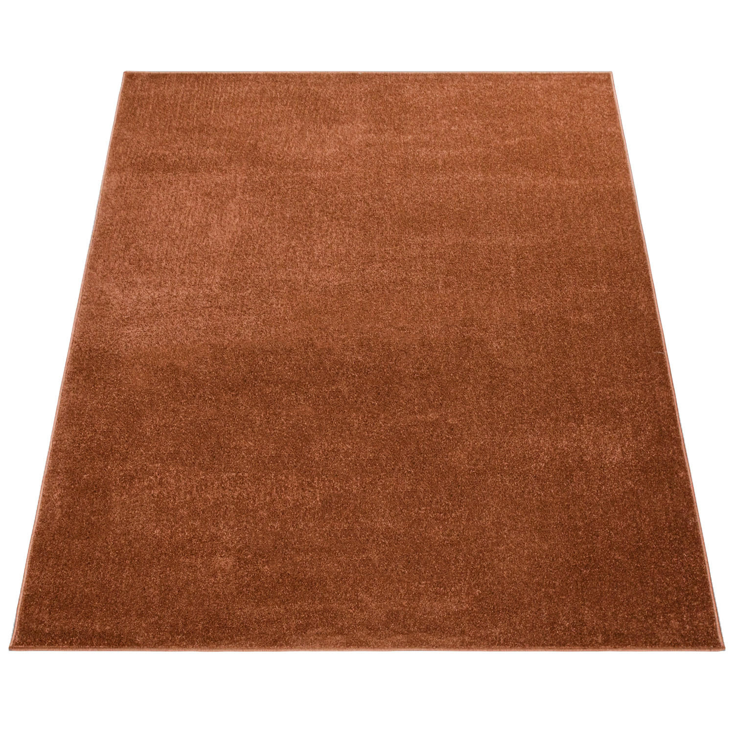 KURZFLORTEPPICH 160/160 cm Porto 890 - Kupferfarben, Textil (160/160cm) - Paco Home