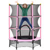 KINDERTRAMPOLIN - Rosa, Kunststoff/Metall (140/140cm) - HOMCOM