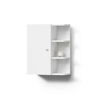 BADSCHRANK Fucino Weiß 47.2 x 59.2 cm - Weiß, Holzwerkstoff (47.2/59.2/20.8cm) - Livinity®