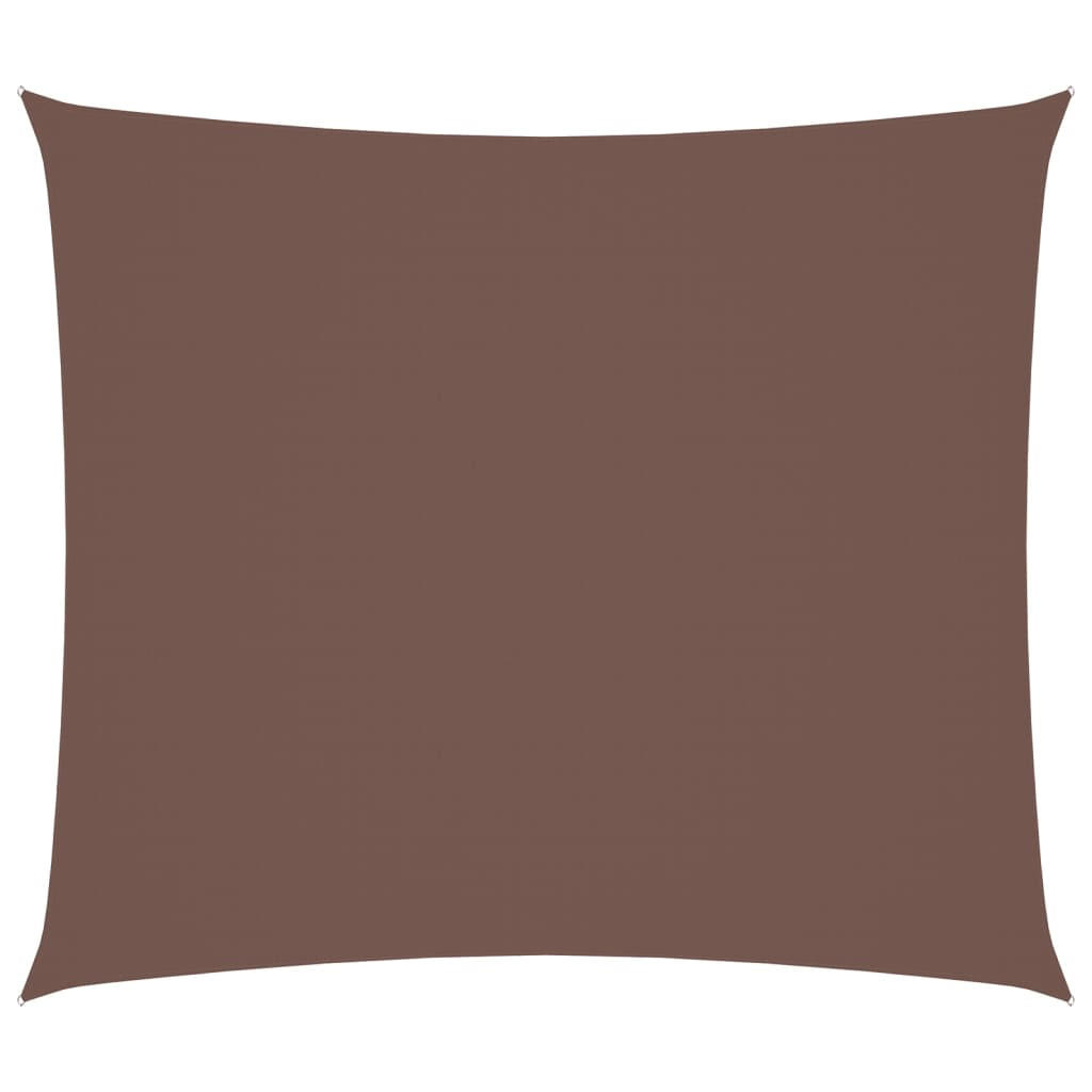 SONNENSEGEL Oxford-Gewebe Rechteckig 2,5x3 m Braun - Braun, Textil (300/250cm) - furnicato