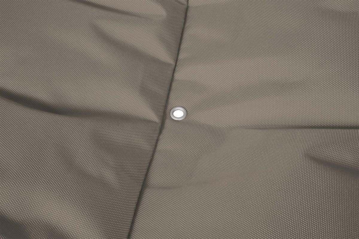 HÄNGEMATTE – Fatboy Headdemock Deluxe Taupe – Outdoor Deluxe für 2 Personen, Metallgestell, Wasserabweisend, UV-beständig, Kissen & Tragetasche - Taupe, Textil (330/110/127cm) - FATBOY