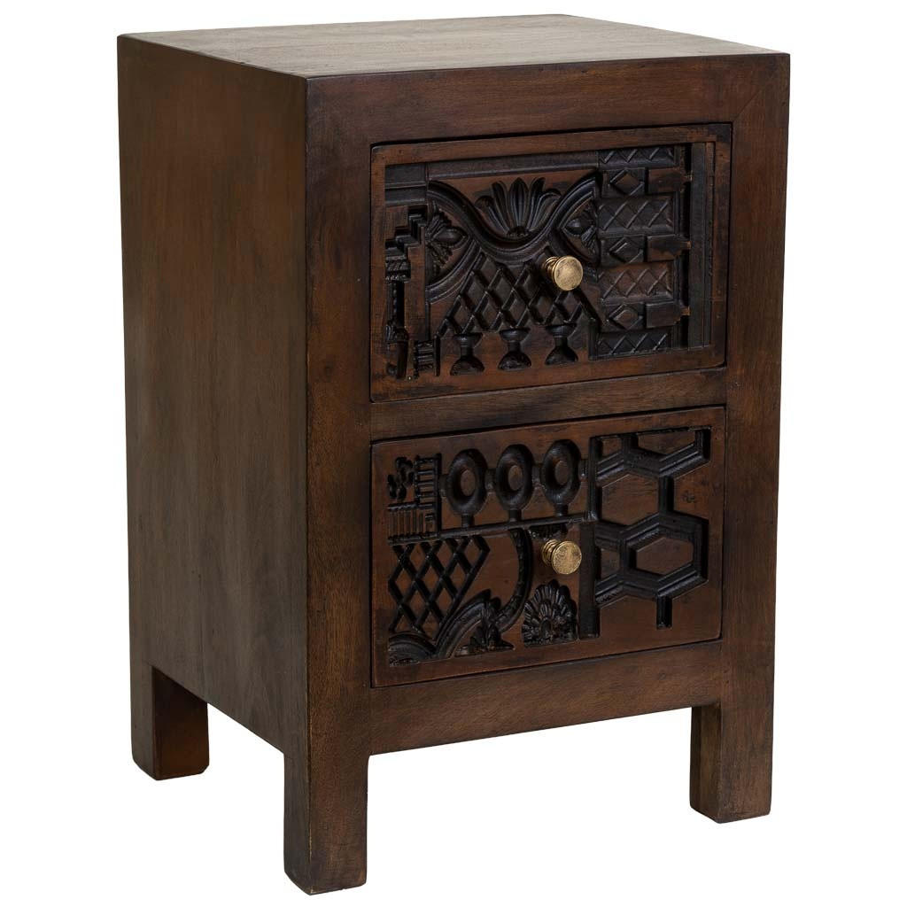 NACHTTISCH aus holz 40x35x60cm - Braun, Holz (40/60/35cm) - Wanderlust