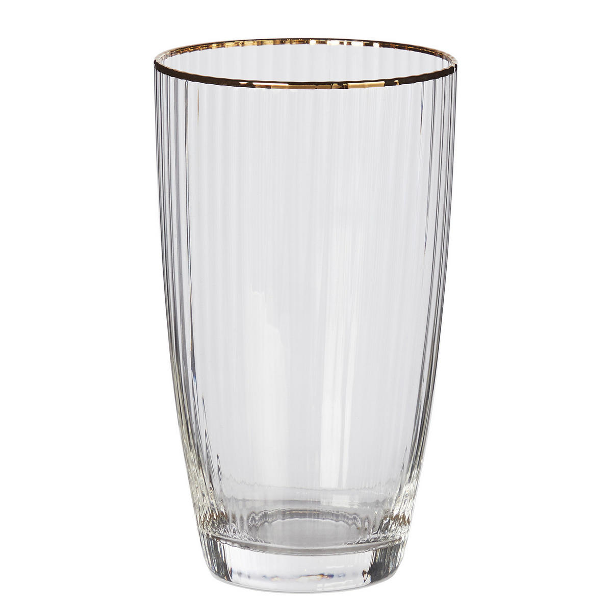 LONGDRINKGLÄSER (4er Set) Golden Twenties 500 ml - Transparent, Glas (0.5L) - Butlers