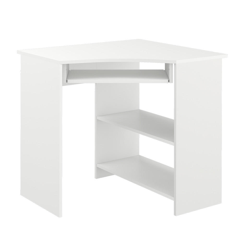 ECKSCHREIBTISCH Odin Weiß 83 x 76 cm - Weiß, Holzwerkstoff (76/83/77cm) - Vicco