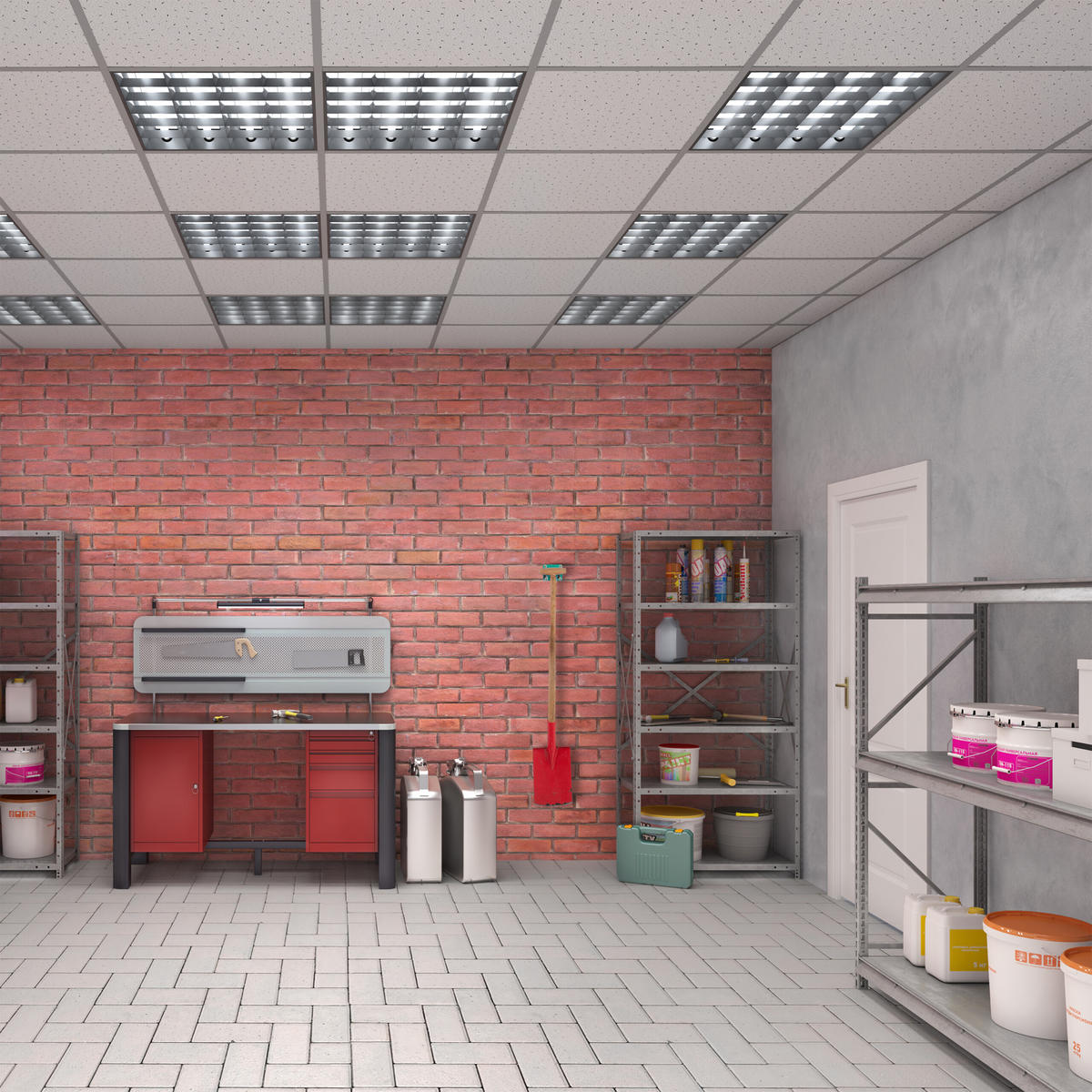 GERÄTEHALTER - Dunkelgrün, Kunststoff/Metall (9/7.5/24cm) - Relaxdays