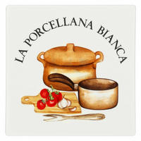 TELLER Weiß 18/18/2 cm P0126SQ18D - Weiß, Keramik (18cm) - La Porcellana Bianca 