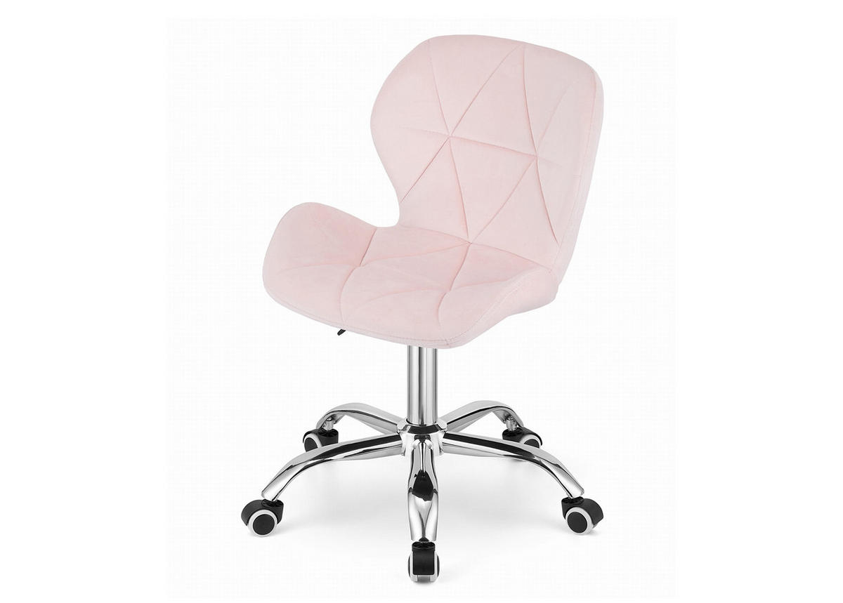 BÜROSTUHL Avola, hellrosa - Pink, Textil (47.5/86.5/55.5cm)