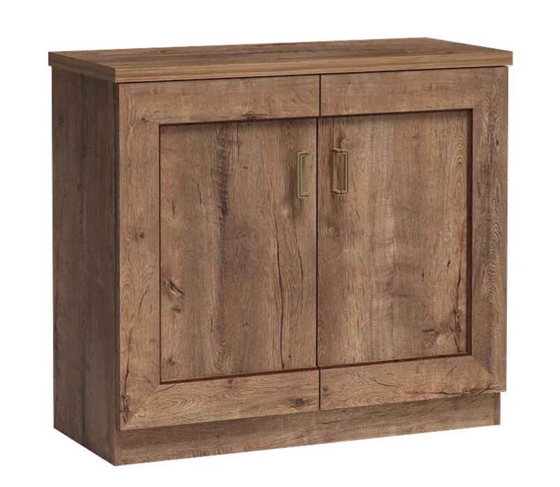 Meblini Kommode Dunkelbraun 90x99x44 cm